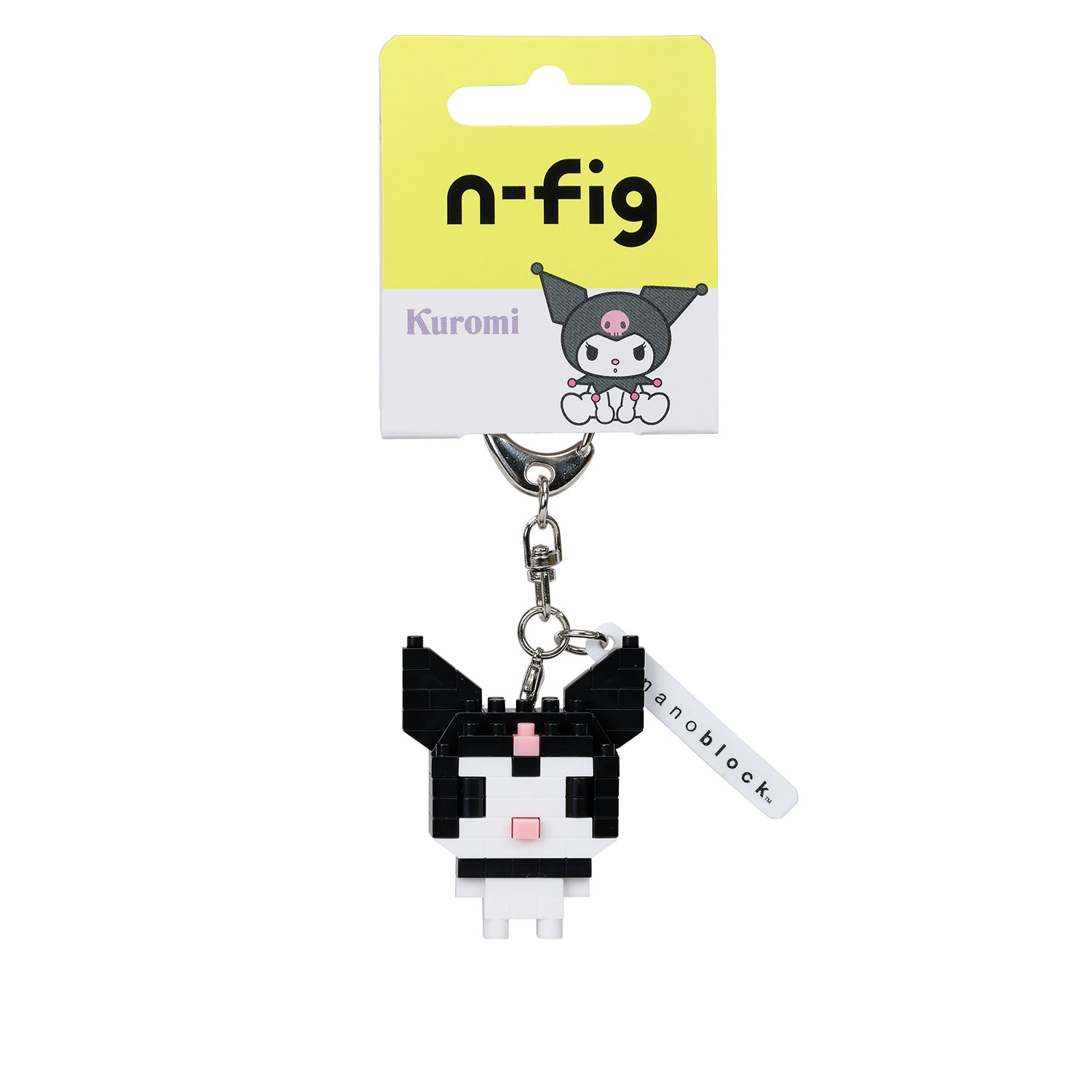 N-FIG mini - Sanrio Kuromi keyring / bag tag