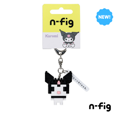 N-FIG mini - Sanrio Kuromi keyring / bag tag