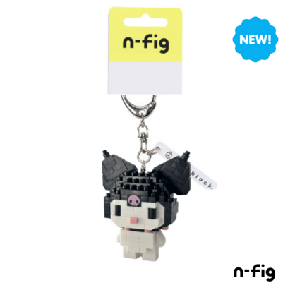 N-FIG - Sanrio Kuromi keyring / bag tag