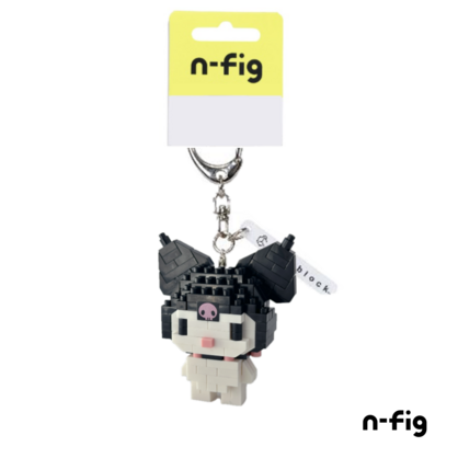 N-FIG - Sanrio Kuromi keyring / bag tag