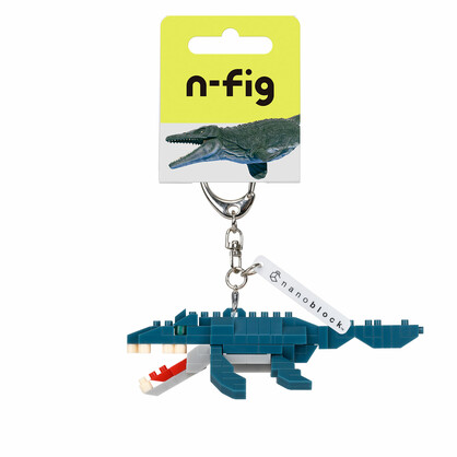 N-FIG - Roarsome Dinosaur Mosasaurus keyring / bag tag