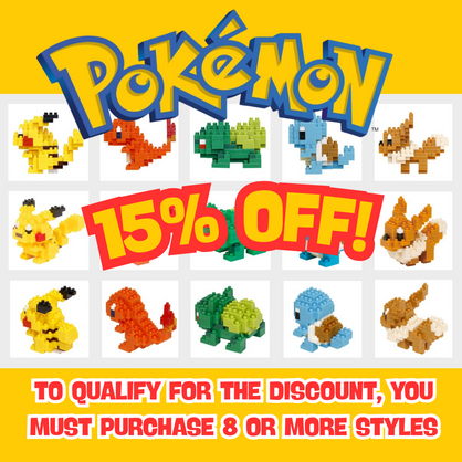 Pokemon & Pokmon RS @ 15% OFF When you purchase 8 or More styles