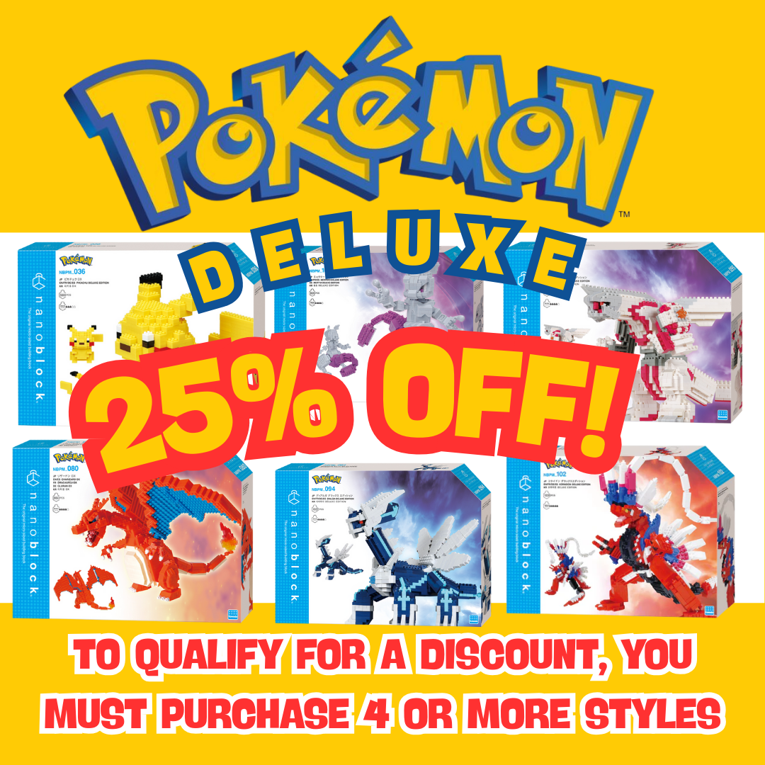 Pokemon Deluxe @ 25% OFF When you purchase 4 or More styles
