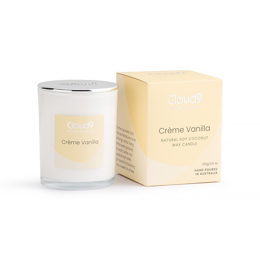 Creme Vanilla Candle Small