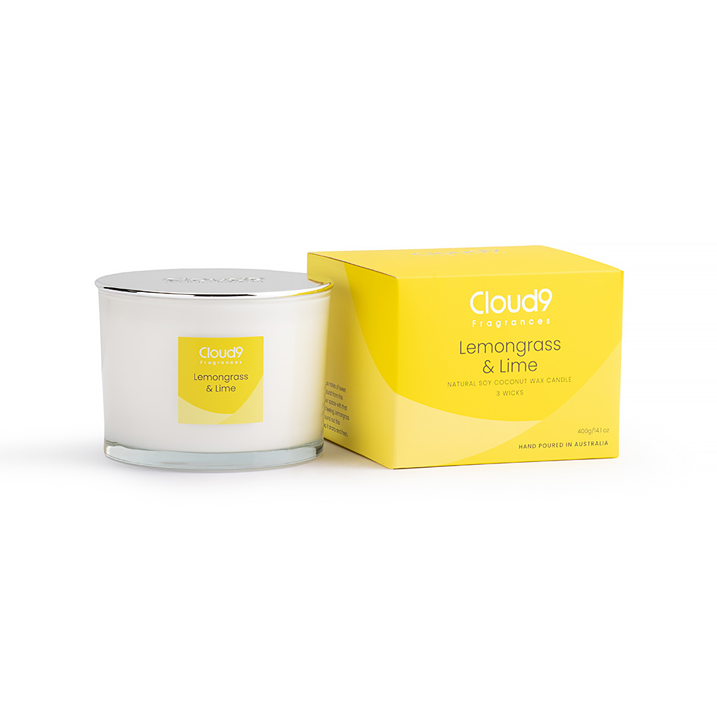 Lemongrass & Lime Candle 3 Wick