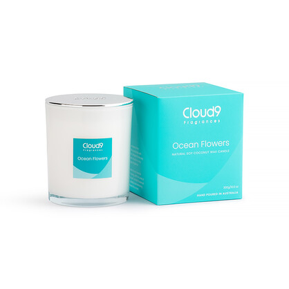 Ocean Flowers Candle
