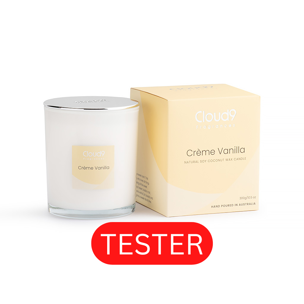 Creme Vanilla Candle Tester
