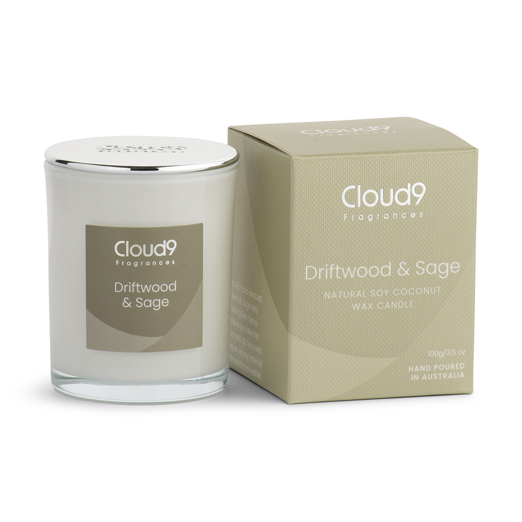Driftwood & Sage Candle Small