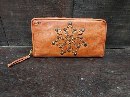 Wallis Zip Wallet Honey