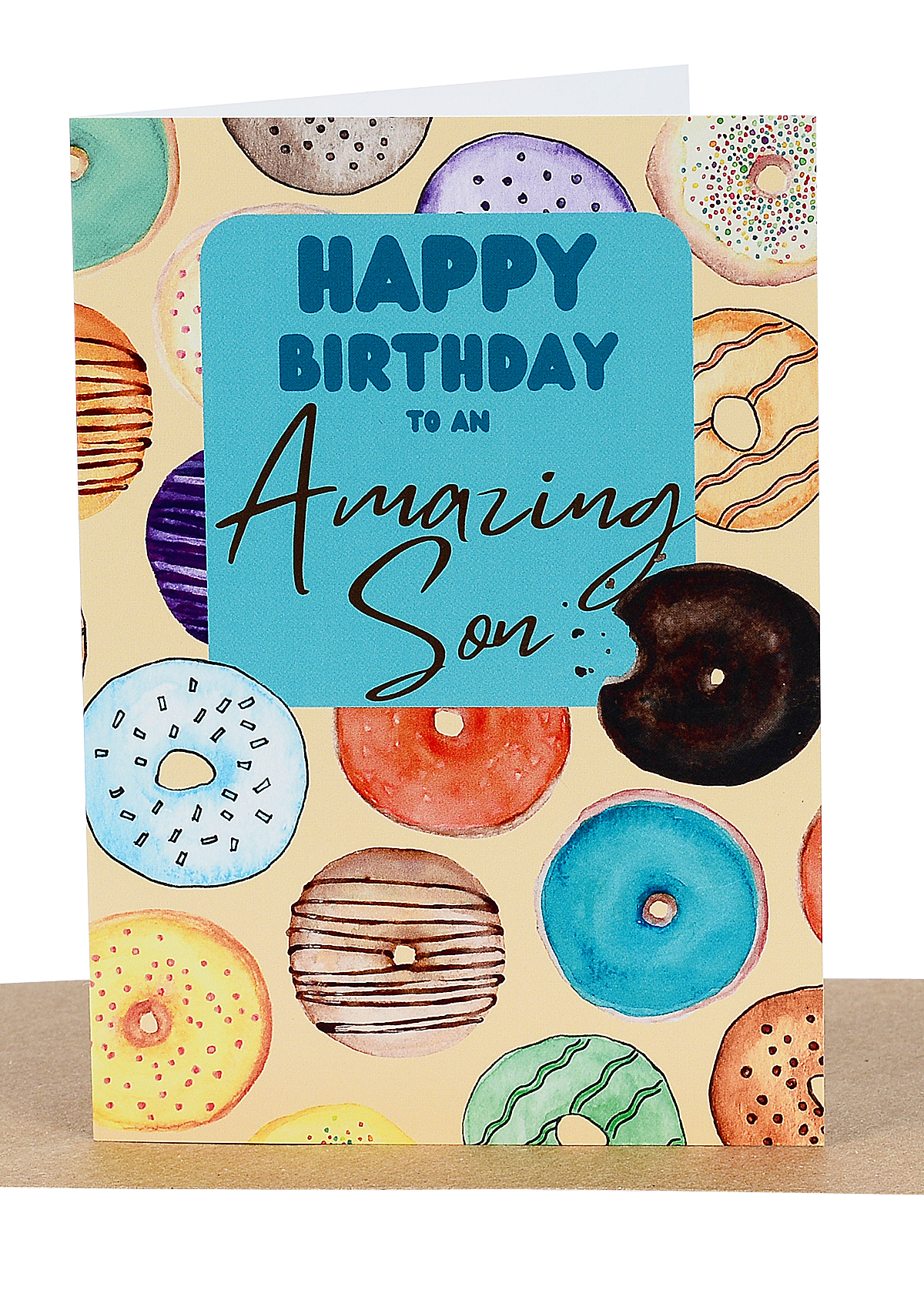 Son Birthday Card - Donuts