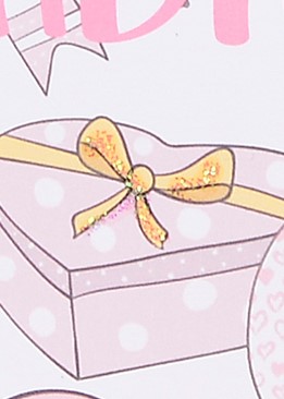 Birthday Card - Pink Bear and Bunting