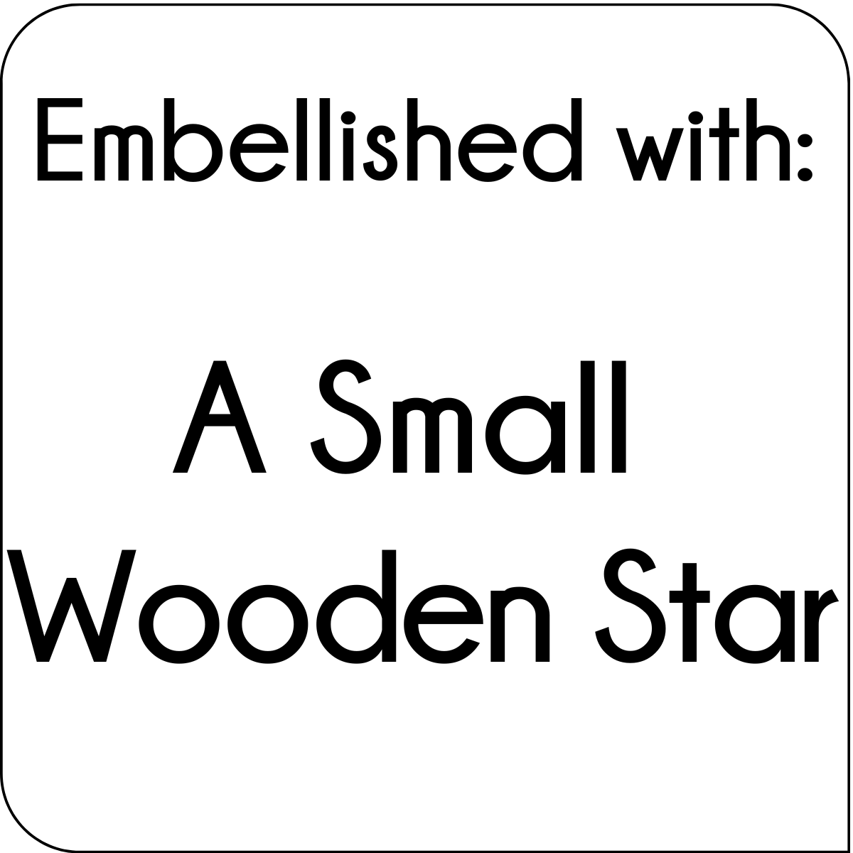 Birthday Card - Bright + Wooden Star