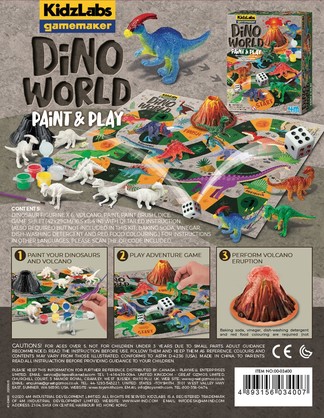 4M - KidzLabs - Gamemaker - Dino World Paint & Play