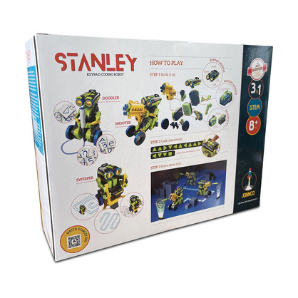 Johnco - Stanley: 3-in-1 Keypad Coding Robot