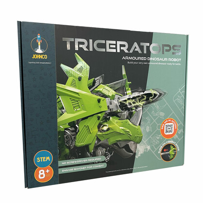 Johnco - Triceratops - Armoured Dinosaur Robot