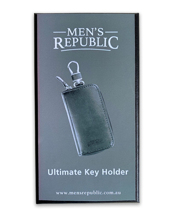 Men's Republic Key Ring Holder - Black