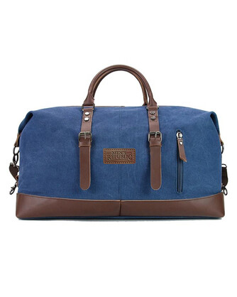 Men's Republic Canvas Weekend Bag - Blue