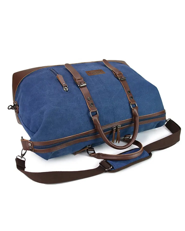 Men's Republic Canvas Weekend Bag - Blue