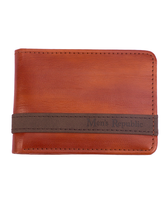 Men's Republic Vegan Leather Wallet - Tan