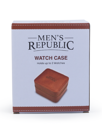 Men's Republic Watch Case - Fits 2 Watches