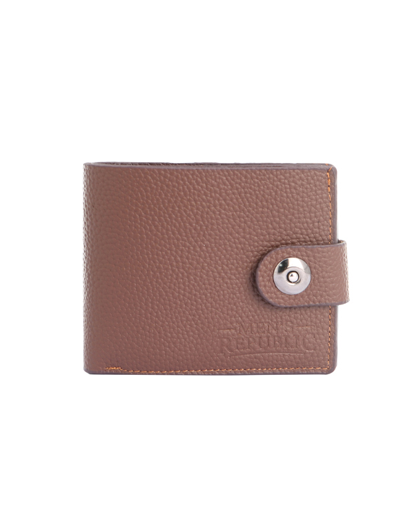 Men's Republic Watch set with Leather Wallet - Brown