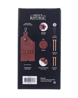 Men's Republic Golfers Luxury Phone Holster Set