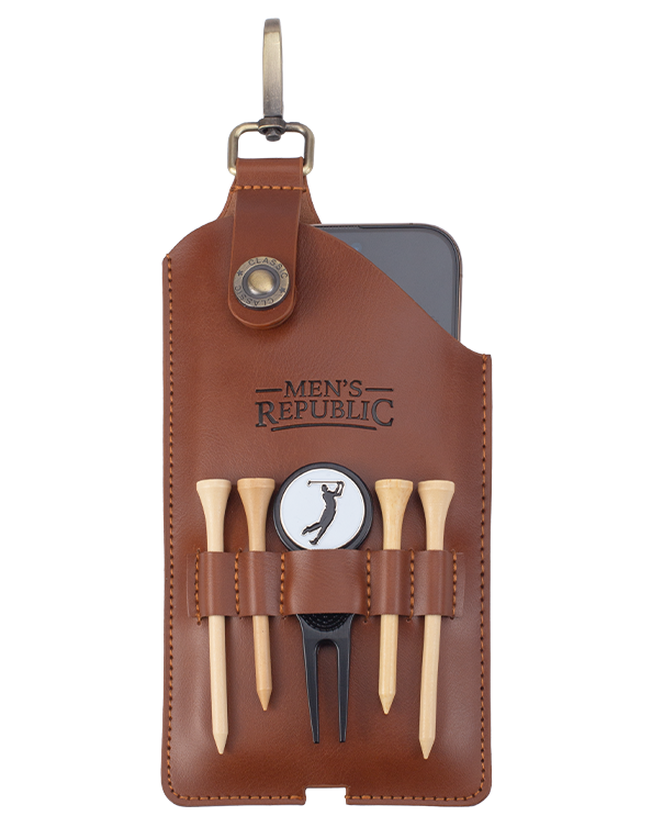 Men's Republic Golfers Luxury Phone Holster Set