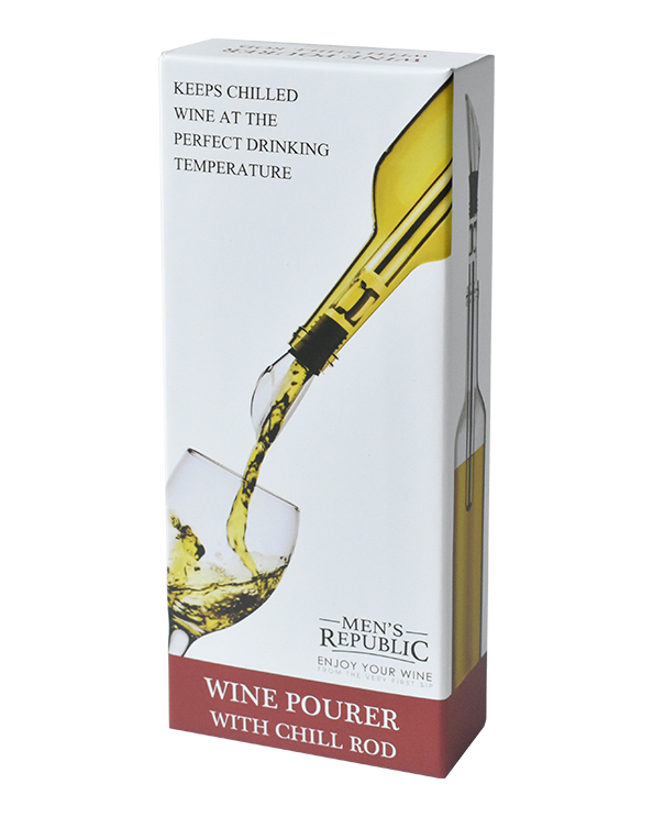 Men's Republic Wine Chiller Stick with Aerator & Pourer