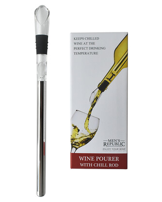 Men's Republic Wine Chiller Stick with Aerator & Pourer