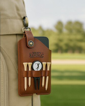 Men's Republic Golfers Luxury Phone Holster Set