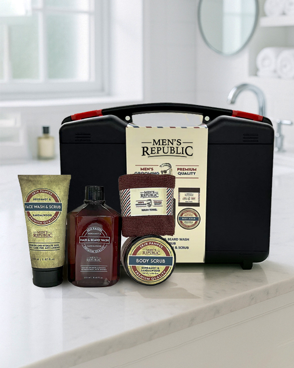 Men's Republic 5pc Grooming Kit Including Tool Case