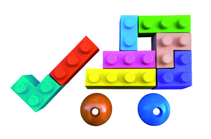 Block Crayons - Forklift