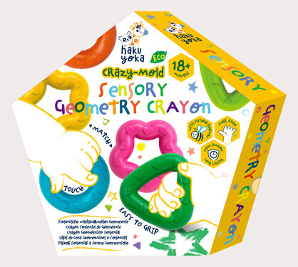 6 Sensory Geometry Crayon