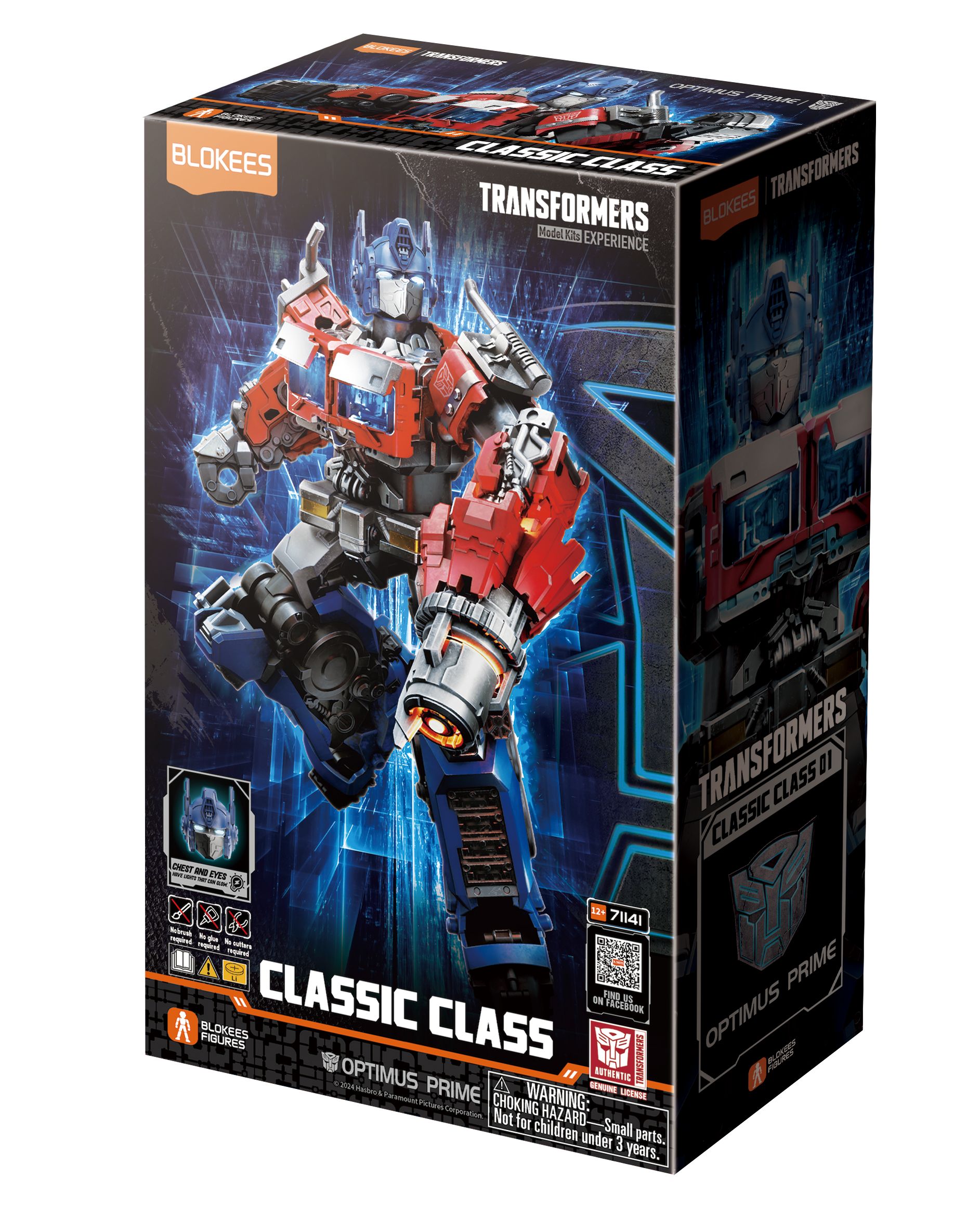 Blokees Figures - Transformers (Model Kit) Classic Class 01 - Optimus Prime (12.5cm)