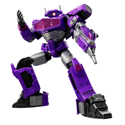 Blokees Figures - Transformers (Model Kit) Classic Class 18 - Shockwave (12.5cm)