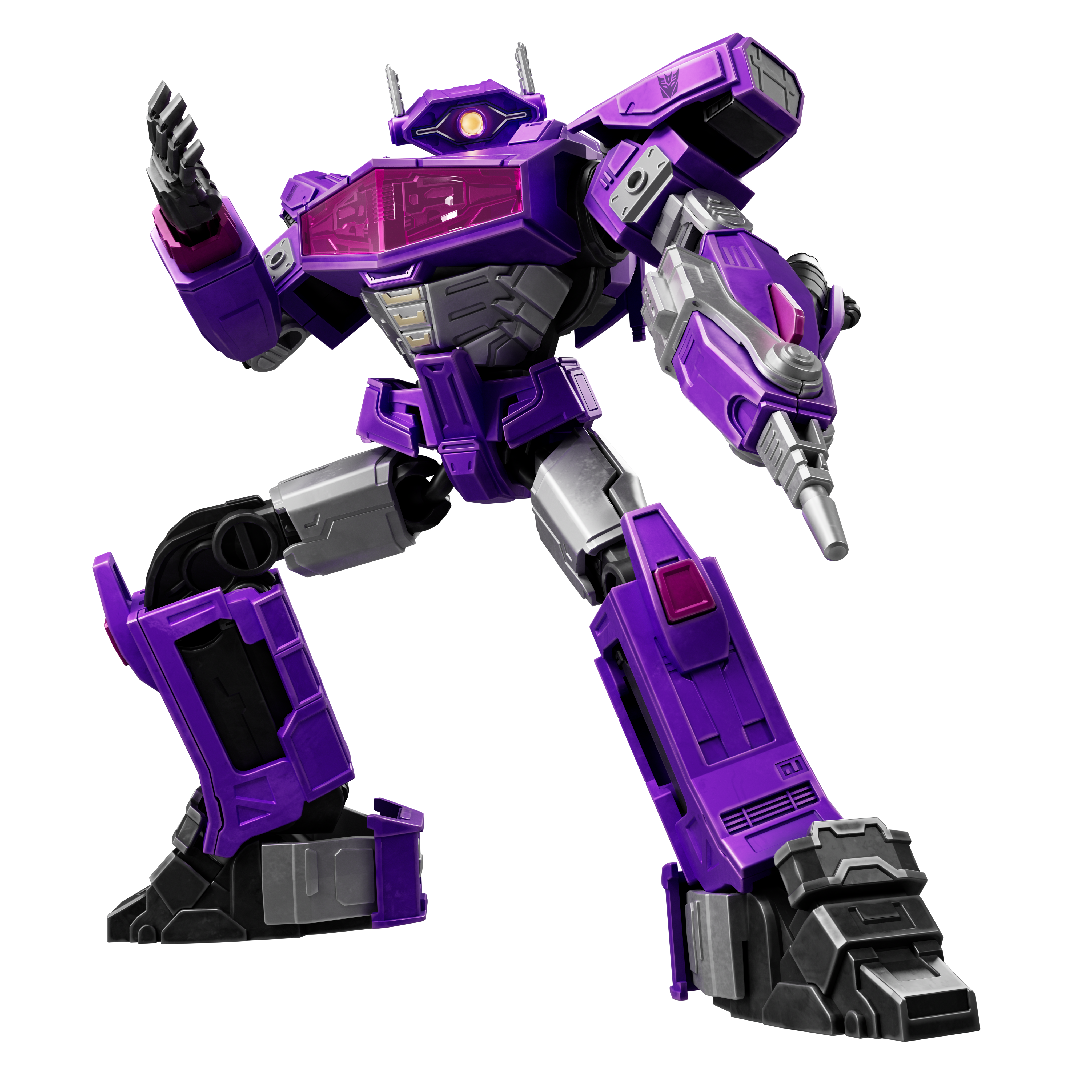 Blokees Figures - Transformers (Model Kit) Classic Class 18 - Shockwave (12.5cm)