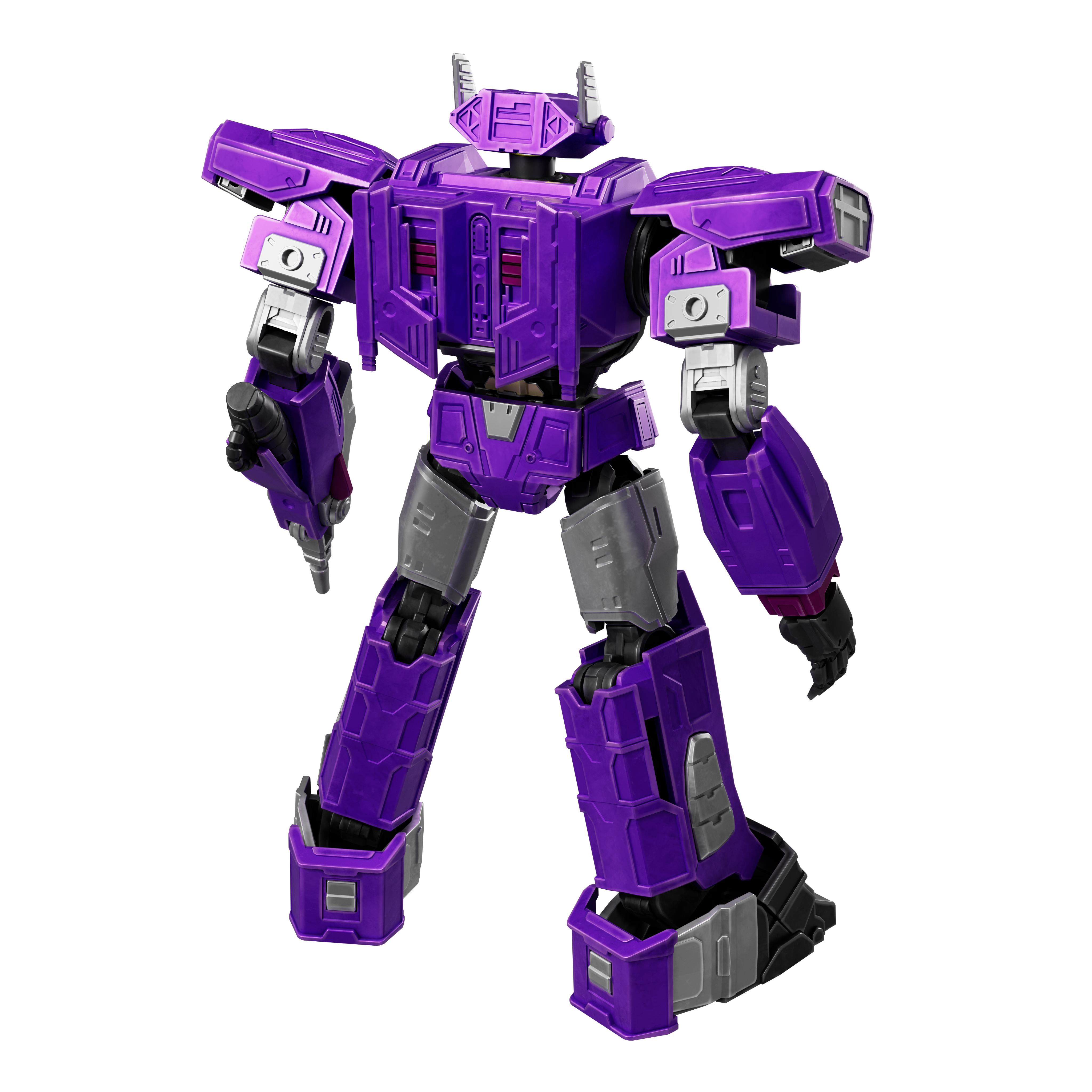 Blokees Figures - Transformers (Model Kit) Classic Class 18 - Shockwave (12.5cm)