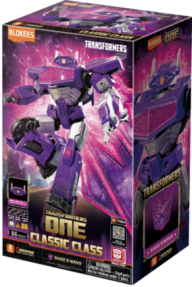 Blokees Figures - Transformers (Model Kit) Classic Class 18 - Shockwave (12.5cm)