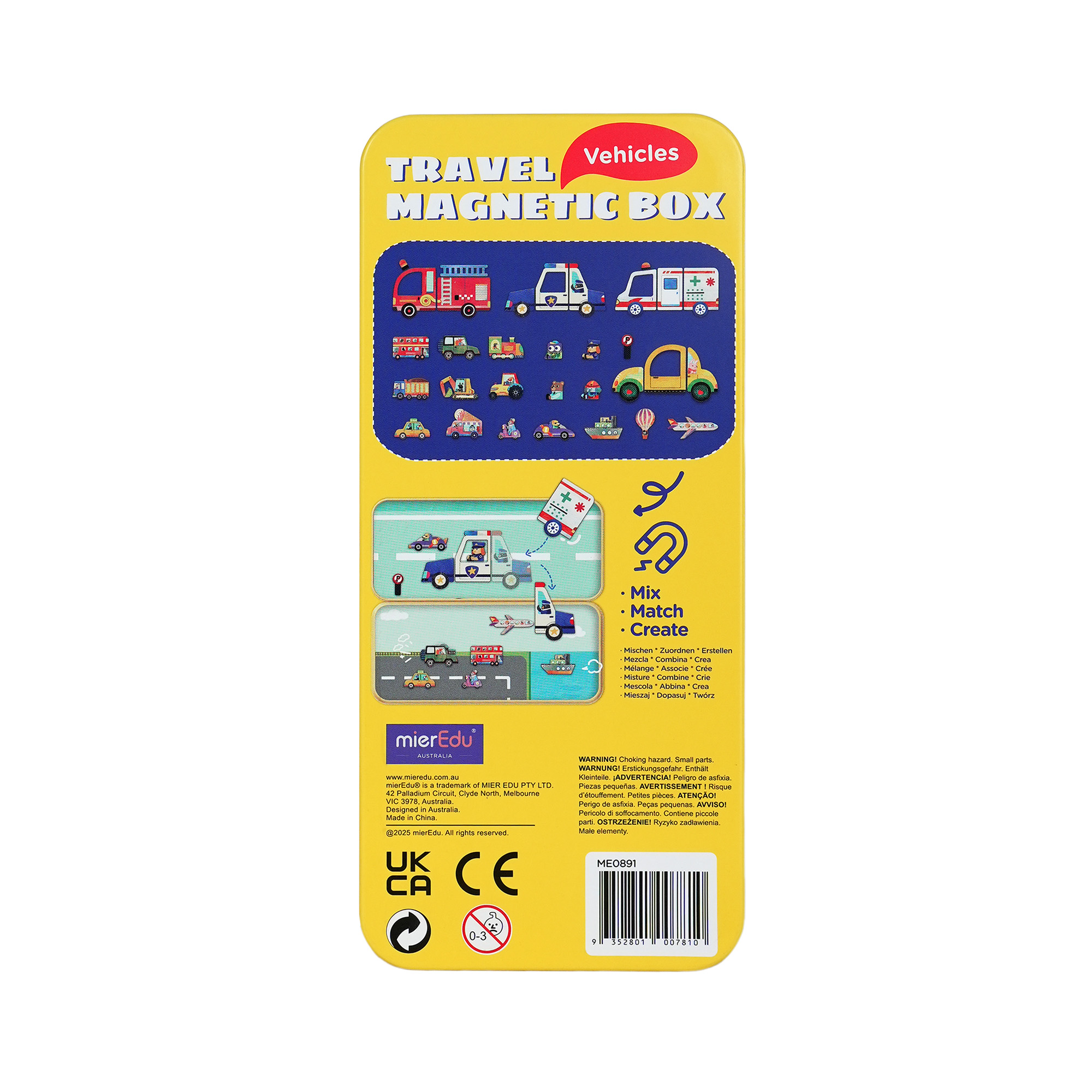 Travel Magnetic Box- Vehicles