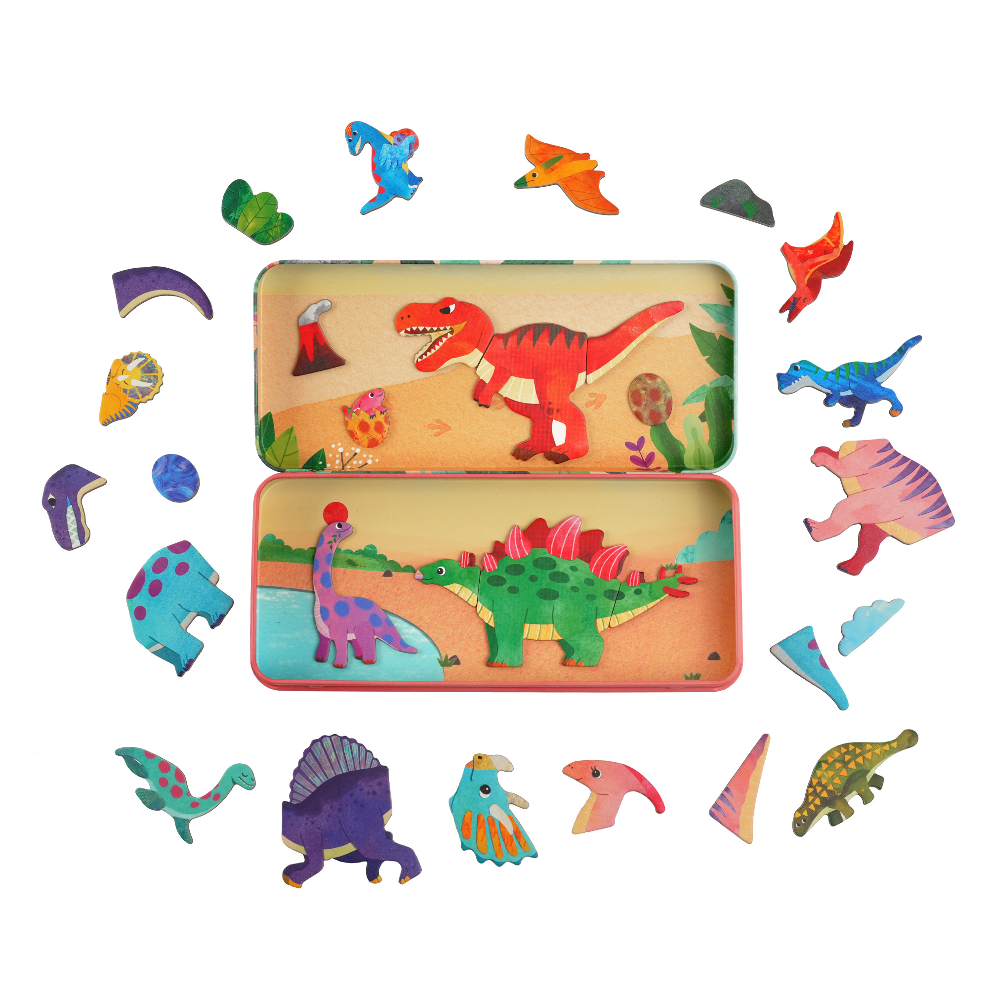 Travel Magnetic Box - Dinosaur Land