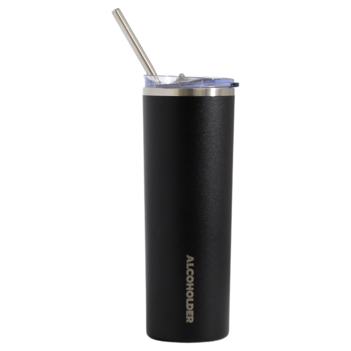 SKNY Slim Vacuum Insulated Skinny Tumbler - (Matte Black Powdercoat)
