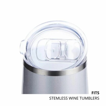Stemless Vacuum Insulated Wine Tumbler - Powder Coated Matte Finish