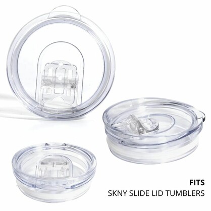 SKNY Slim Vacuum Insulated Skinny Tumbler - (Matte Black Powdercoat)