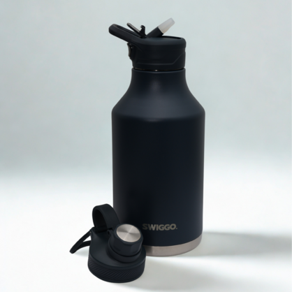 Sipreme Vacuum Insulated Water Bottle - 1.9 L (64 oz) (with 2 lids)