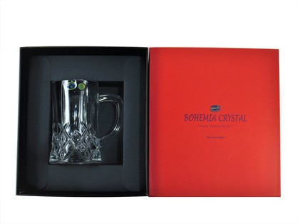 Brixton Beer Mug 500ml red box