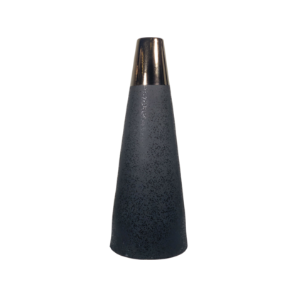 Black Volcano Vase L
