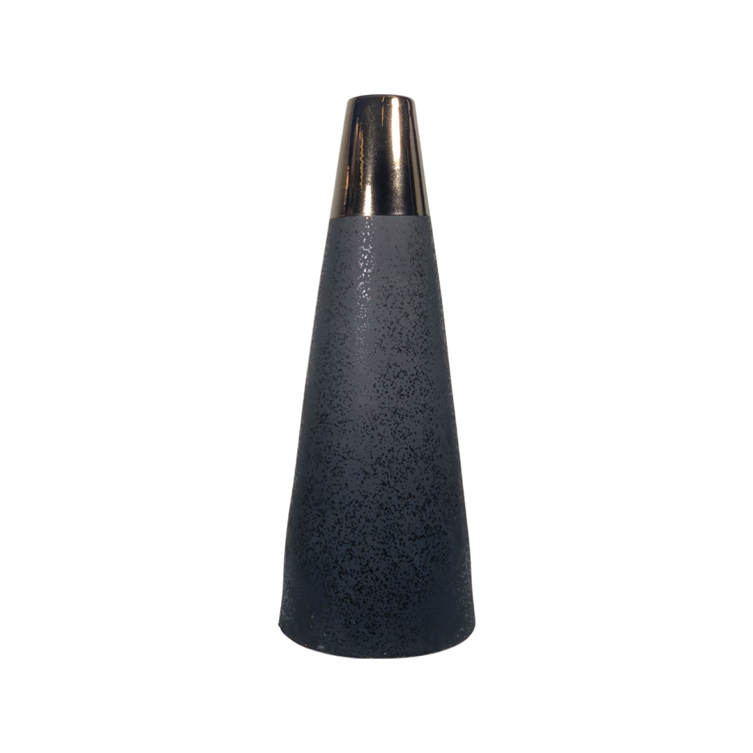 Black Volcano Vase L