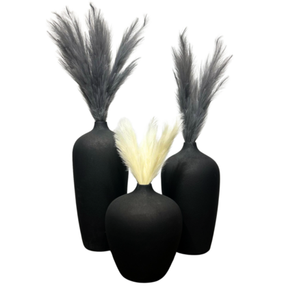 Marly Black Floor Vase/Pot Large