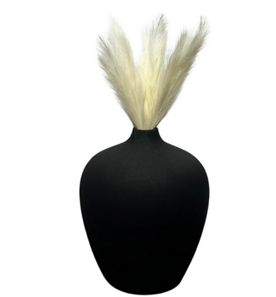 Marly Black Floor Vase/Pot Small