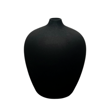 Marly Black Floor Vase/Pot Small